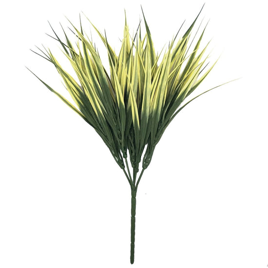 Grass Bush Yellow 35cm (UV) - Evergreen Walls